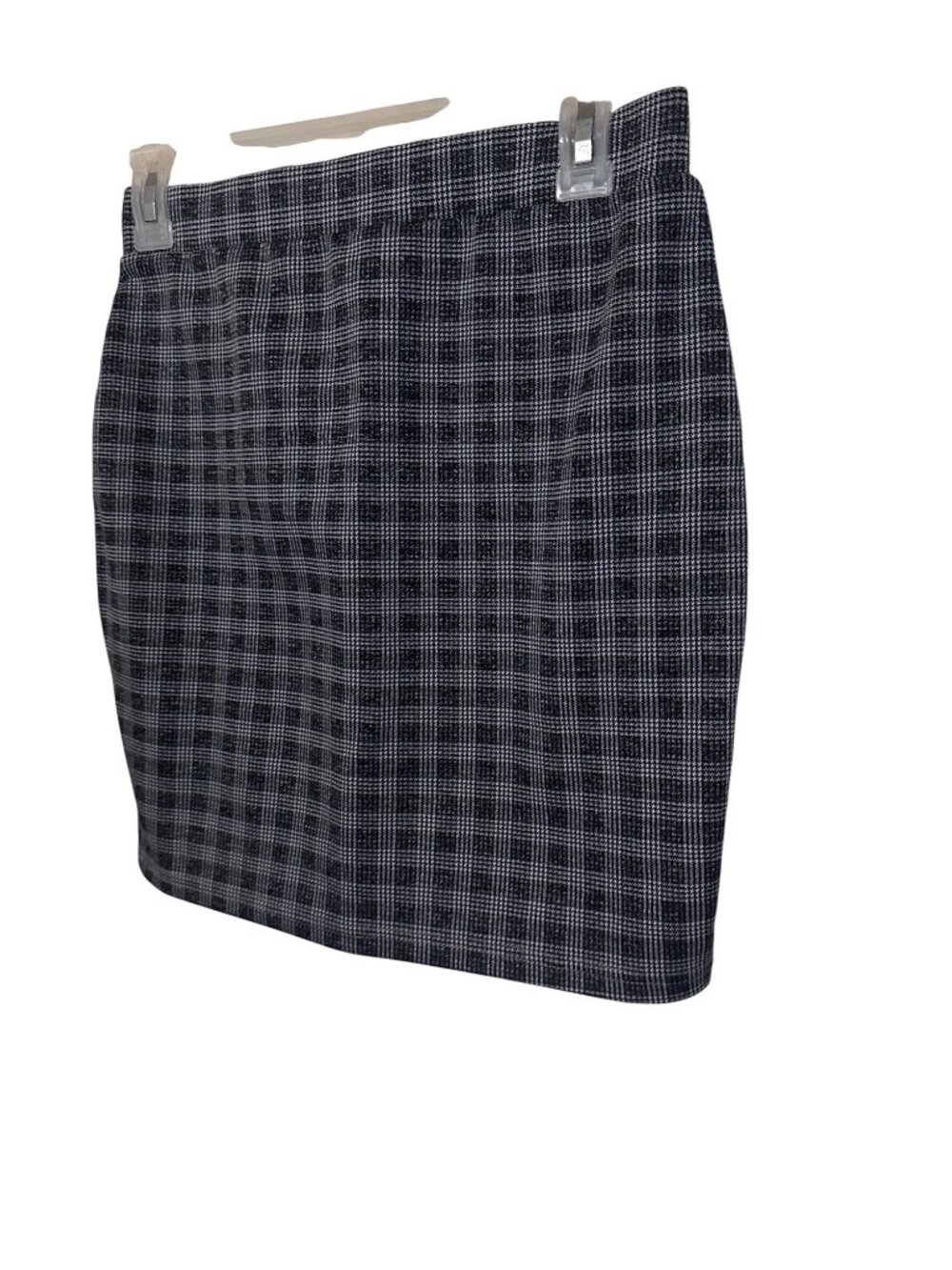 Vylette black and white check skirt size S
